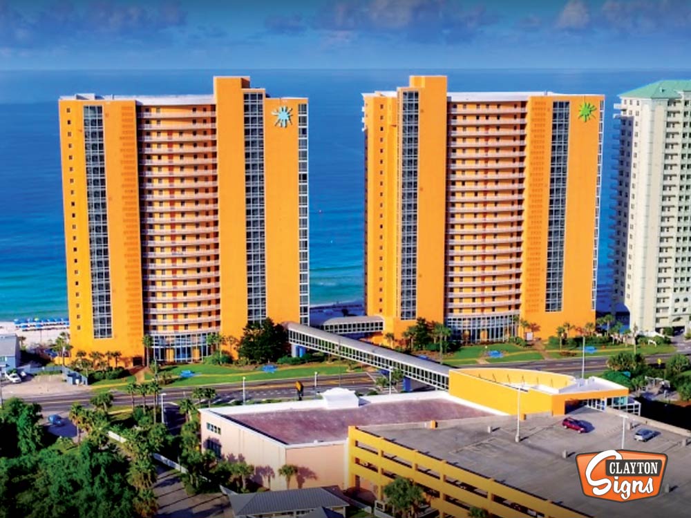 Splash_Resort_Towers_Exterior_Signs_PCB_FL_Clayton_Signs_Inc Clayton